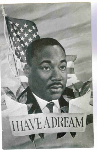 Martin Luther King,  I Have A Dream Postcard