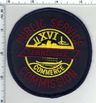 Public Service Commission (tennessee) Uniform Take - Off Shoulder Patch 1980 