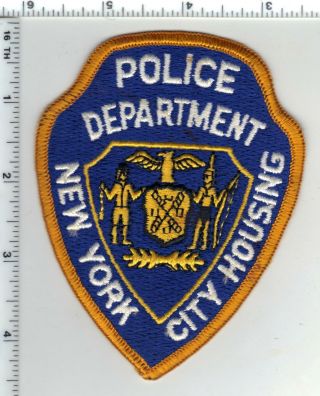 York City Housing Police Shoulder Patch From 1980 