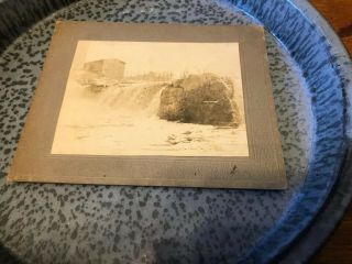 2 antique photos ID ' ed as Sioux Falls SD one cabinet,  Reversed? RPPC 2