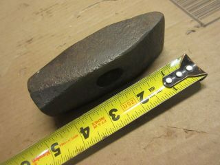 Vintage Blacksmith Cross Peen Hammer Head 2 Lb 5 Oz 4 - 3/4 " Antique Old Farm Tool
