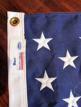 Valley Forge Flag Made in America 3 ' x 5 ' Cotton US American Flag 4