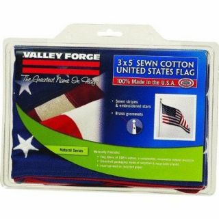 Valley Forge Flag Made in America 3 ' x 5 ' Cotton US American Flag 7