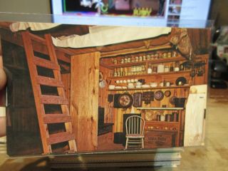 Vintage Old Postcard North Carolina Kill Devil Hills Wright Brothers Living Room