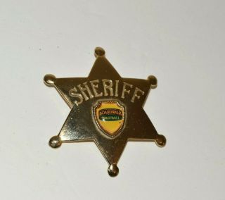 Sheriff Badge Theme Park Vintage Boardwalk & Baseball Fort Police Florida