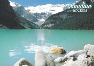 Lake Louise & Victoria Glacier Banff National Park,  Canada Lg.  Postcard