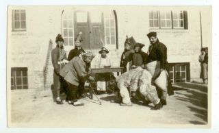C1930s China Mission School Chinese Actors 1 Photo - Likely Near Peking