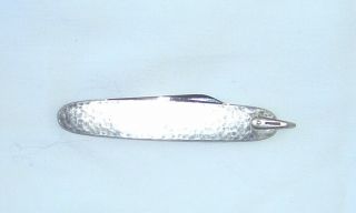 Vintage Sterling Silver Pocket Knife Empire Winsted 2 Blade Monogram EH 3