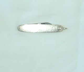 Vintage Sterling Silver Pocket Knife Empire Winsted 2 Blade Monogram EH 4