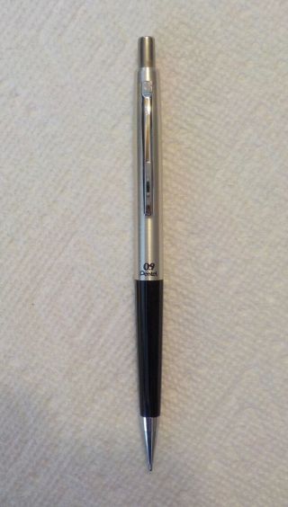 Vintage Pentel S59 Mechanical Pencil.  9mm Chrome Black Rare