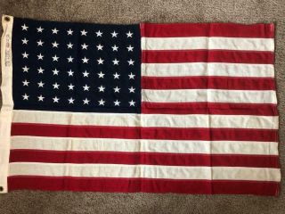 United States Usa Vintage 48 Star Flag Bestwear Bunting 2x3 2 X 3 Bright Ww2 B