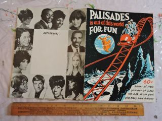 1970 Palisades Amusement Park Jersey 28p Guide R&b Rosenthal Tdbr