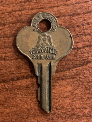 Eagle Lock Co.  Vintage Key Terryville Connecticut