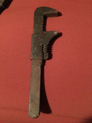 Primitive Vintage Early 1900’s Monkey Wrench 10”