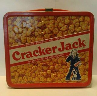 Vintage 1979 Metal Cracker Lunch Box,  No Thermos,  Vg