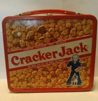 Vintage 1979 Metal Cracker Lunch Box,  No Thermos,  VG 2