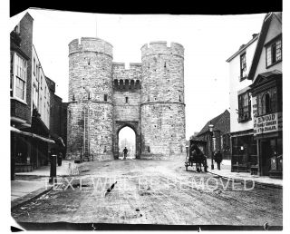 Canterbury West Gate Victorian 1892/3 75mm X 105mm Film Negative Brit49