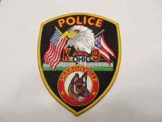 Ohio Sharonville Police K - 9 Unit Patch