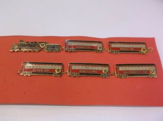 Cr4) Vintage Maury Epps District 4c2 Train 1979 - 84 Lions Club Pins