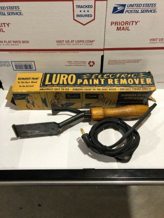 Vintage Antique Luro Electric Paint Remover Paint Scraper Well Usa