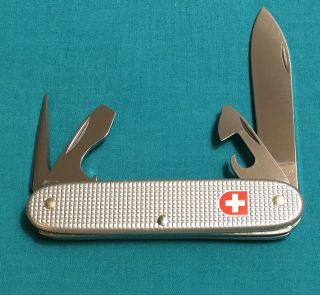 Victorinox Swiss Army Pocket Knife - Silver Alox Soldier 1998 - Multi Tool
