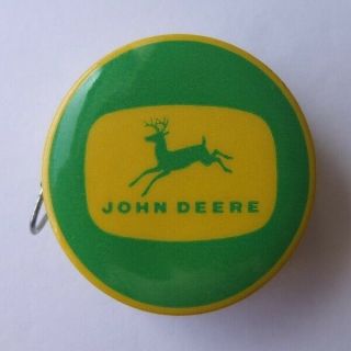 Vintage John Deere Dual - Sided 48 " Cloth Tape Measure,  U.  S.  Made C.  1969—excellent