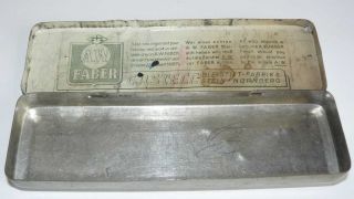 Vintage German A.  W.  Faber Castell Pensil Tin Box 3