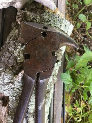 Vintage Diamond Horseshoe Co.  DIAMALLOY Fence Pliers Hammer Cutter Tool USA 3