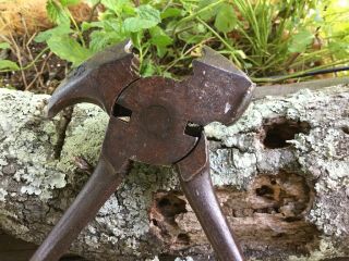 Vintage Diamond Horseshoe Co.  DIAMALLOY Fence Pliers Hammer Cutter Tool USA 4