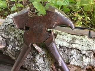 Vintage Diamond Horseshoe Co.  DIAMALLOY Fence Pliers Hammer Cutter Tool USA 5
