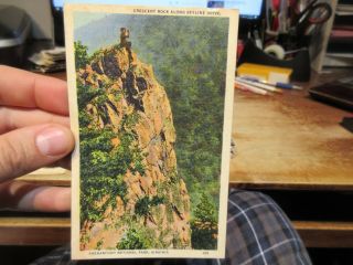 Virginia Old Postcard Virginia Crescent Rock Skyline Drive Shenandoah National