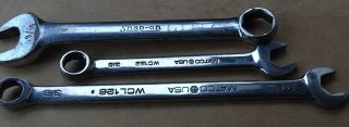 Matco /snap On Combination Wrench Set Wc122 3/8 Wc126 & Snap On Oxa 180 9/16