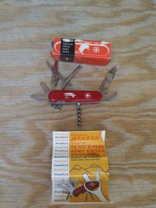 Vintage Wenger Champ Swiss Army Knife Brochure