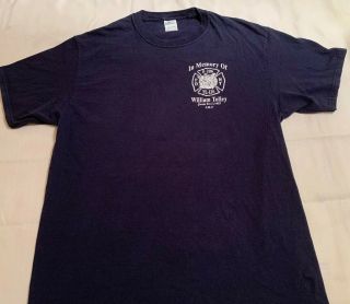 FDNY NYC Fire Department York City T - shirt Sz L Queens Ninja Turtles 4