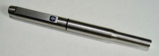 Vintage Parker 25 Fountain Pen,  Mk Iv,  Ridge Top - 1994,  Rare Black/blue Trim