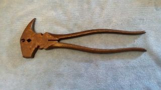 Vintage Crescent Tool Vo.  1936 - 10 Fencing Pliers Farm Multi - Tool