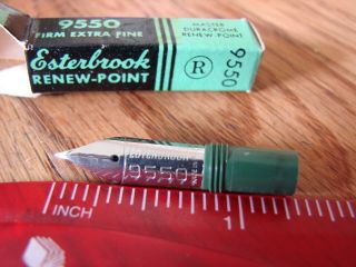 Esterbrook 9550 Extra Fine Fountain Pen Nib Head - Old Stock Nos