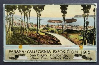 Panama - California Exposition 1915 - San Diego,  California - Balboa Park - Old Po