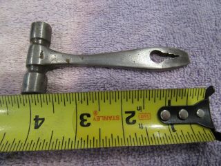 Vintage Small Steel Jewelers Gunsmiths Hammer With Screwdriver And Puller