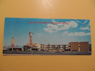 Imperial 400 Motel Las Vegas Nevada Oversized Postcard Maggie 