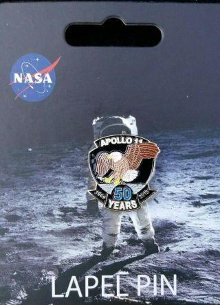 Uk Nasa Apollo 11 50th Anniversary (1969 - 2019) Moon Landing Space Pin