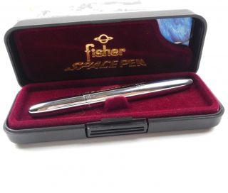 Fisher Chrome Bullet Space Ball Point Pen 400cl W/box Paperwork