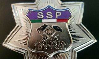 OBSOLETE Secretaria de Seguridad Publica MEXICO Federal Police Badge 2