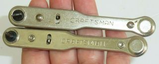 Vintage CRAFTSMAN No 4117 and 4119 Ratchet Screwdriver Set of 2 USA Made 5