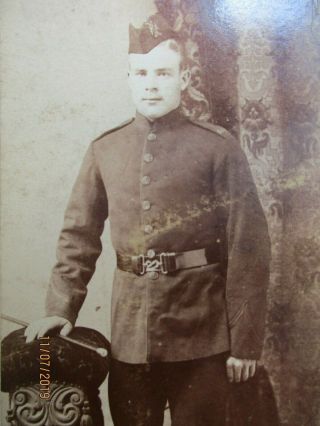 CDV Military RIC Policeman in Uniform by T.  A.  Mercer,  Enniskillen N.  Ireland 2