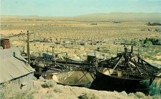 California Mining Mojave Desert 1960s Rosamond California Postcard 5037