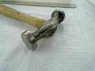 Antique French Pattern Double Ended Cobblers Hammer VGC Old Tool 2