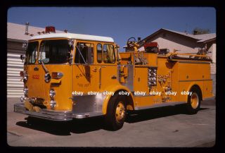 Santee Ca 1970 Crown Pumper F1635 Fire Apparatus Slide
