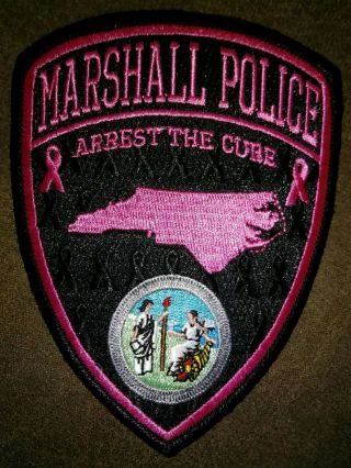 Marshall Nc Pink Police / Sheriff Patch North Carolina