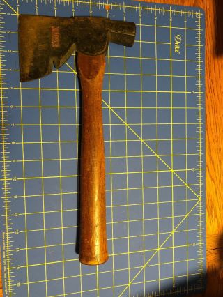 Vintage Plumb Camp Axe Hatchet 15 " Handle Hammer Sharp And